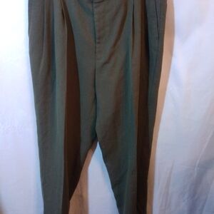 Untied Pleated/Cuff Men Dress/Casual Pant